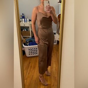 Abercrombie & Fitch Satin Jumpsuit